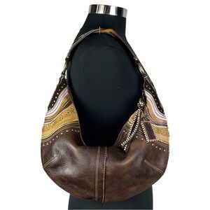 Coach | Bags | Coach 478 Soho Studded Hobo Whipstitch Brown